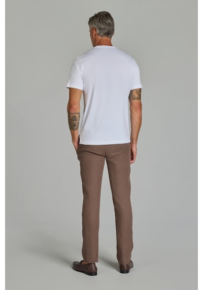 Bisse Bisiklet Yaka Erkek Pamuk Beyaz T-shirt Ts25y25106 D01 Beyaz