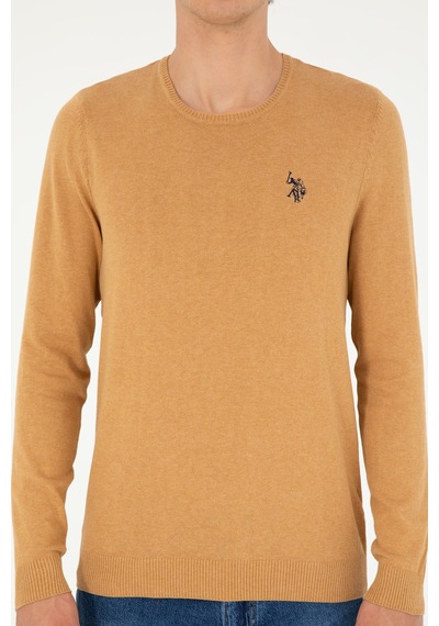 U.S. Polo Assn. U.s. Polo Assn. Erkek Camel Melanj Kazak /triko 50293505-vr122
