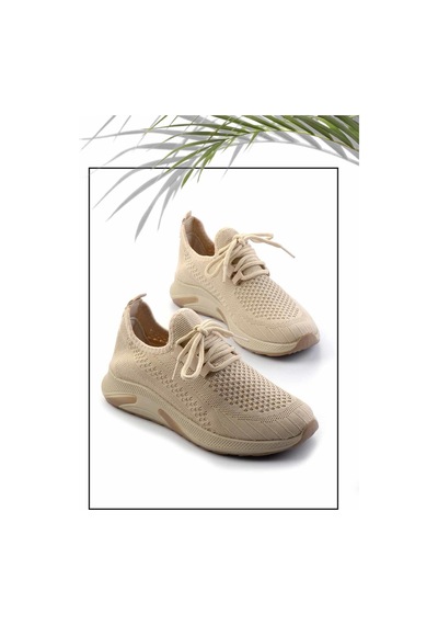 Bambi Bej Kadın Sneaker K01590010182 Bej