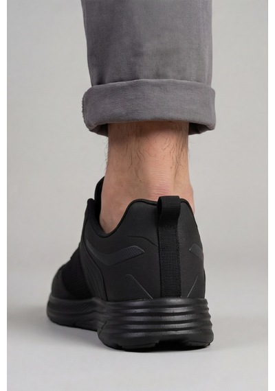 Liarca Comfy Step Siyah Günlük Spor Sneaker Kaymaz Taban Konfor Serisi Erkek Ayakkabı