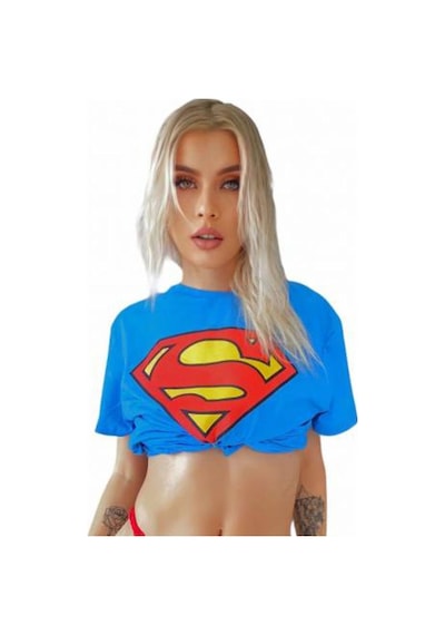 Alaska The Last Frontier Superman Logolu T-shirt Unisex Karışık