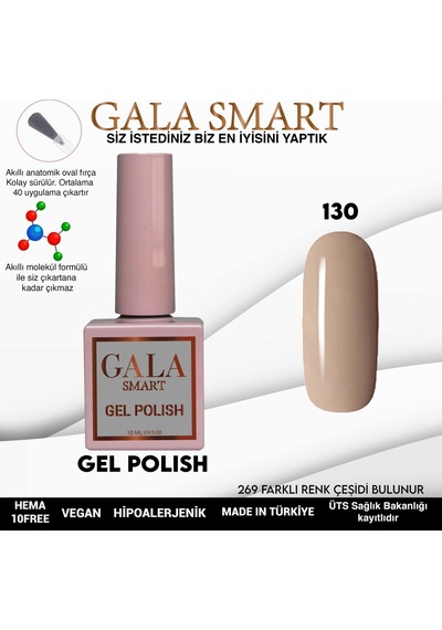 Gala Smart Classic Kalıcı Oje 10 Mle No:130