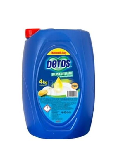 Detos Limon Kokulu Bulaşık Deterjanı 4000 Ml