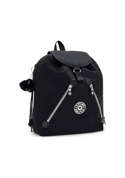 Kipling Kıplıng New Fundamental L Orta Boy Sırt Çantası Siyah Rapıd Black Siyah