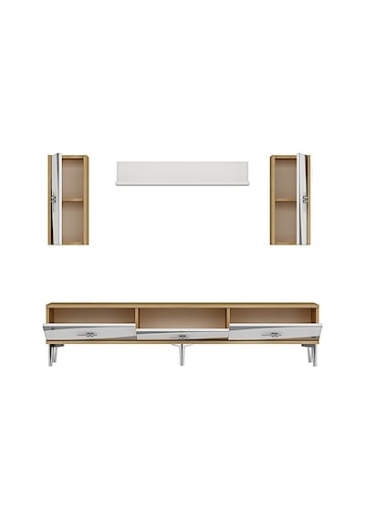 Tvr1813dbs Elips Tv Ünitesi Takımı Safirmeşe-beyaz-sılver 180cm Safirmeşe - Beyaz - Gümüş Tvr1813dbs Elips Tv Ünitesi Takımı Safirmeşe-beyaz-sılver 180cm Safirmeşe - Beyaz - Gümüş
