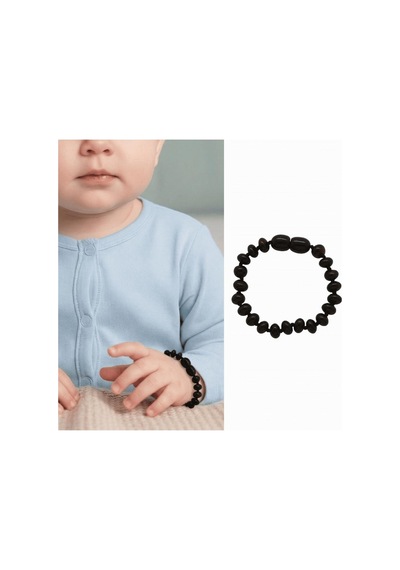 Vişne Rengi Doğal Damla Kehribar Bebek Bileklik 548764205 Çok Renkli