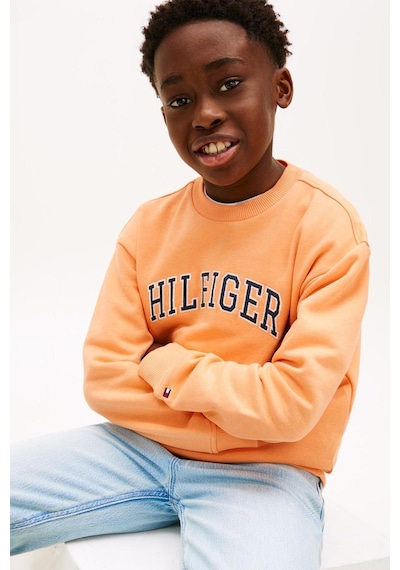 Tommy Hilfiger Erkek Çocuk Sweat Kb0kb10404 Turuncu