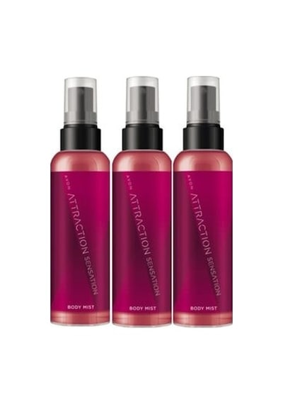Avon Attraction Sensation Vücut Spreyi 100 ML x 3