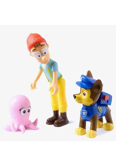 Paw Patrol 3 Lü Figür Seti 6072983 Chase Ve Cap'n Turbot Cicciobello