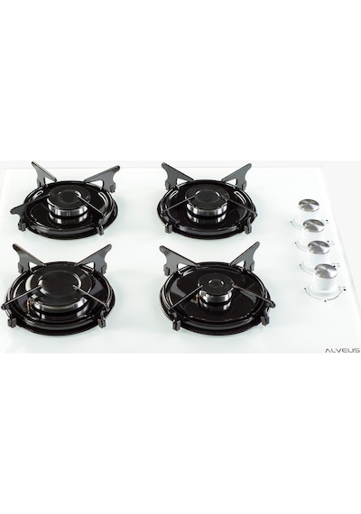 Alveus Ecoplus AF860 - A10 - AD07 Beyaz Ankastre Set