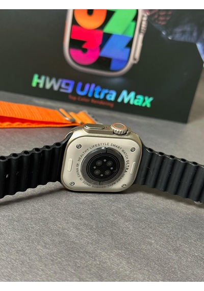 Wearfitpro Hw9 Ultra Max 49mm Amoled Ekran 2.2inç Çift Kordon Vidalı Kordon Kilitli Akıllı Saat