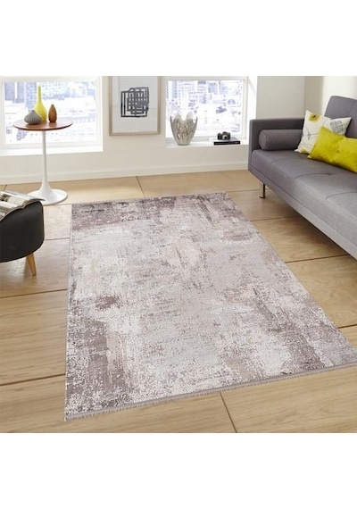 Sanat Halı Doku 1093 Gri Modern Halı Gri