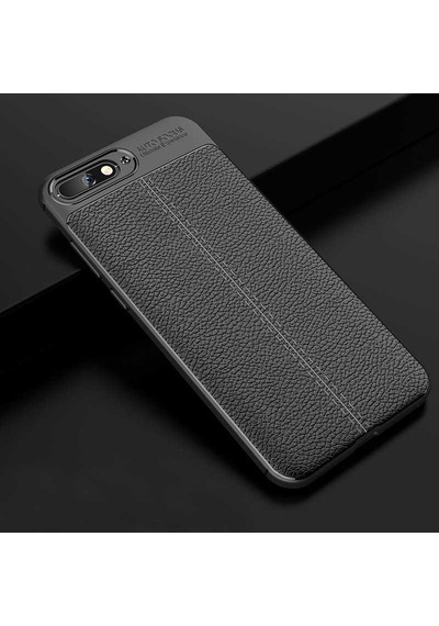 Huawei Y6 2018 Kılıf Zore Niss Silikon Kapak Siyah