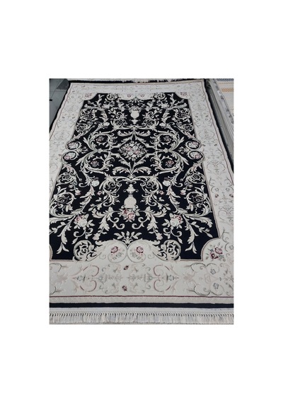 Şiraz 160x230 4m2 Dokuma Halı Siyah/krem