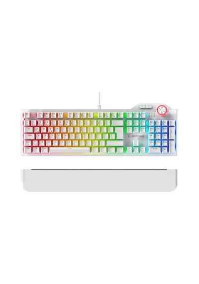 Rampage Hydra R6 Beyaz Red Switch Rm-k19 Beyaz Kulaklık Makrolu Rgb Mouse + Mousepad 4lü Oyuncu Seti Optik