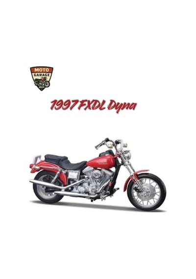 1:18 Harley-davidson 90'lar Klasikleri İkili Set - 1997 Fxdl Dyna & 1993 Flstn Heritage