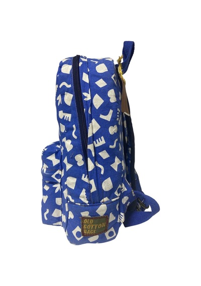 Old Cotton Cargo Kaliteli Mini Vintage Salaş Disayn Günlük Sırt Gezi Çantası 21 Cm X 34 Cm Mavi