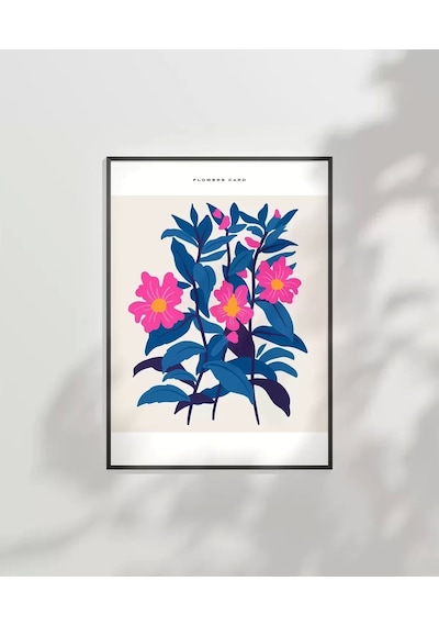 Çerçevesiz Poster Doğanın Göz Alıcı Çiçekleri