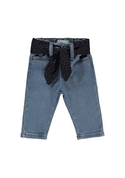Civil Baby Kız Bebek Kot Pantolon 6-18 Ay Açık Mavi 20b07361723w1 Açık Mavi