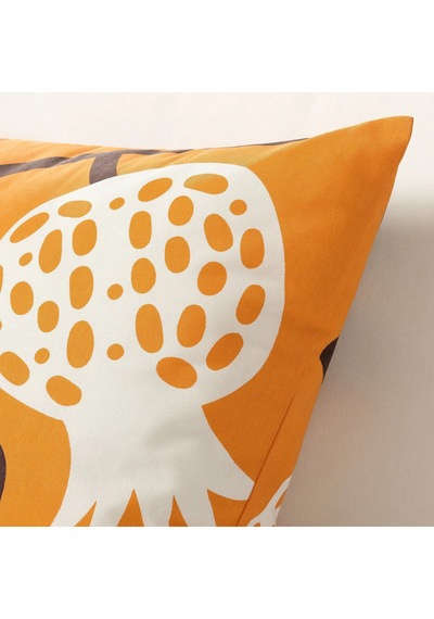 Ikea Fössta Turuncu 50x50 Cm Kırlent Kılıfı