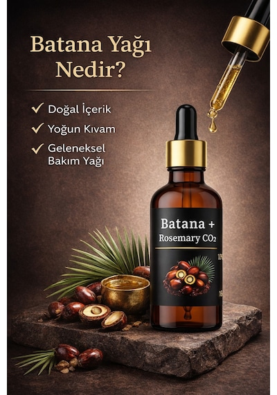 Safvital Batana Yağı Saç Dökülmesine Karşı Güçlendirici & Gürleştirici Bakım Yağı 50 Ml Biberiye+co2