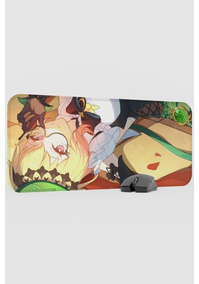 Emilie Genshin Impact Anime Gacha V4 - 70x30 Xl Gaming Mouse Pad Fare Altlığı