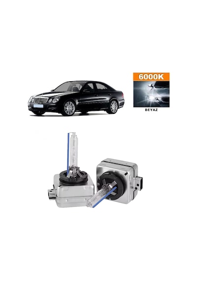Mercedes E Serisi W212 2009-2016 Xenon D1s / D1r 6000k Beyaz Hıd Xenon Ampul 2 Adet