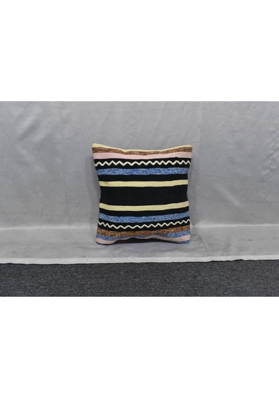 Zehra Abla Halı Yeni El Dokuma Dekoratif Kilim Kırlent Yastık Kılıfı 6039