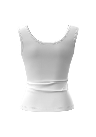 Calvin Klein Ck Kadın Beyaz Kolsuz Bluz-13662 Beyaz