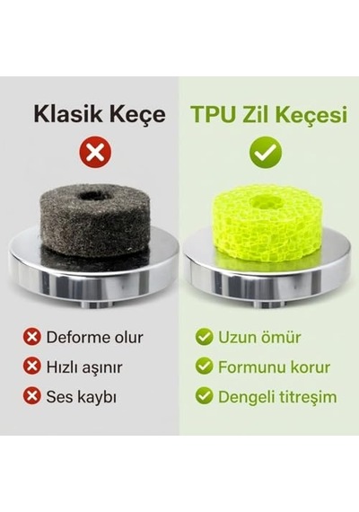Zil Yatağı Ve Tpu Zil Keçesi Karma Set