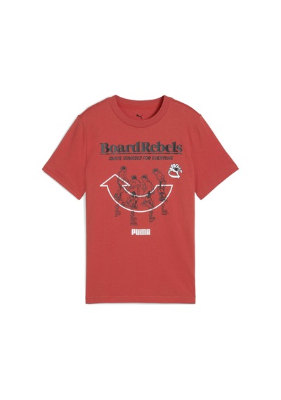 Puma 68514415 Mid90s Graphic Tee I Çocuk Spor Tişört KIrmızı