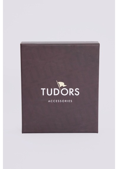 Tudors Lacivert Dokulu Kart Para Bölmeli Erkek Cüzdan-51541