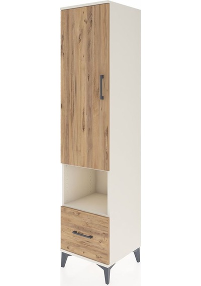 Hyperion Dolap 5 Raflı Tek Çekmeceli Tek Kapaklı 44x44x195 Aytaşı-çam Aytası
