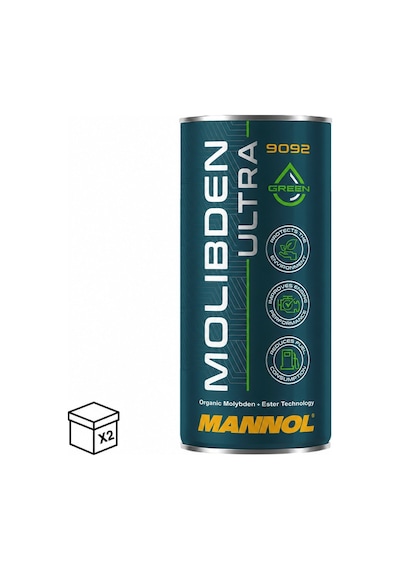 Mn9092-035me Mannol Molibden Ultra Metal 350ml 2 Adet