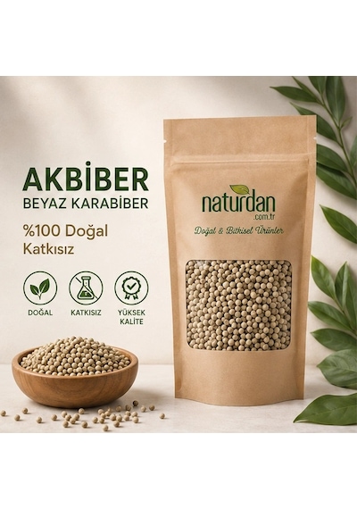 Akbiber Beyaz Karabiber - 2 Kg