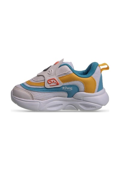 M.P One MP One Glowstep Bebek Velcro Beyaz-mavi Sneaker-beyaz - Mavi 21 Beyaz - Mavi