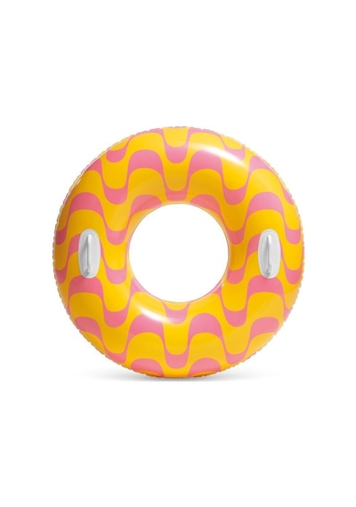 59256 Tutamaçlı Girdap Halkaları Desenli Simit 91 Cm
