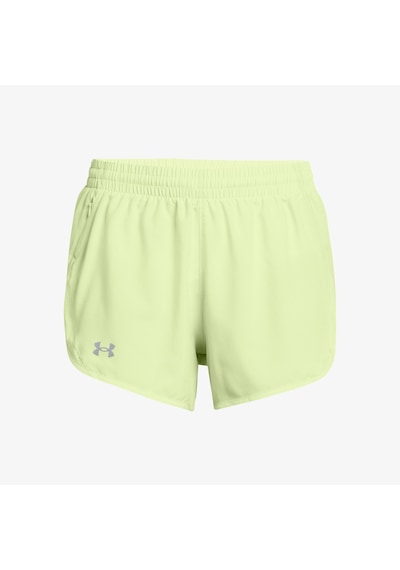 Under Armour Fly By 3inch Kadın Sarı Koşu Şortu - 1382438 Sarı