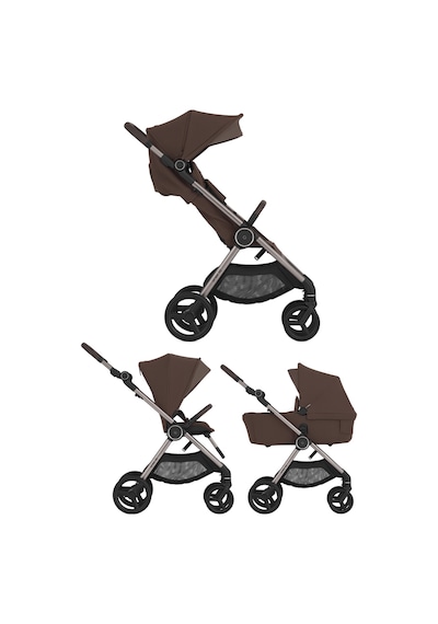 Anex Iq Premium Kabin Boya Dönüşebilen Çift Yönlü Bebek Arabası Portbebe Dahil Smart Set