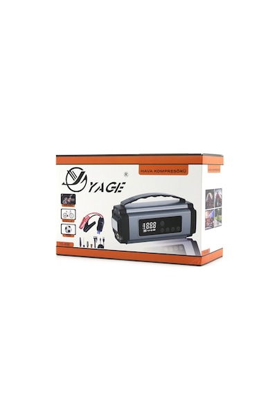 Go İthalat Çok Fonksiyonlu Oto - Araç Takviye Set Taşınabilir 120w Dijital Ekran Powerbank Özellik -