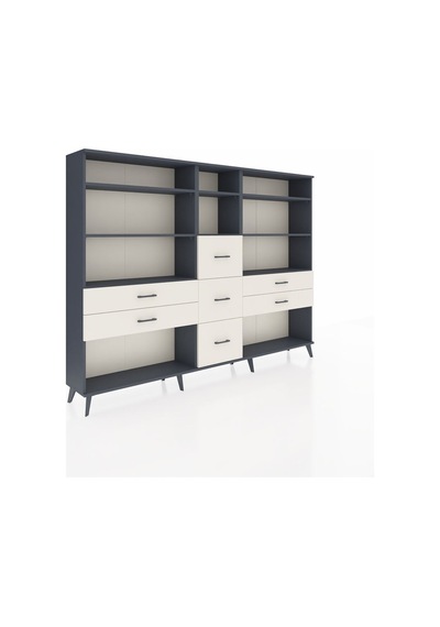 Arges Dolap 8 Raflı 7 Çekmeceli 220x30x163 Antrasit-antrasit/aytaşı Antrasıt/aytası - Antrasıt Arges Dolap 8 Raflı 7 Çekmeceli 220x30x163 Antrasit-antrasit/aytaşı Antrasıt/aytası - Antrasıt