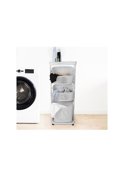 Üç Katlı Organizer Sepet - Sebzelik COSTP750G