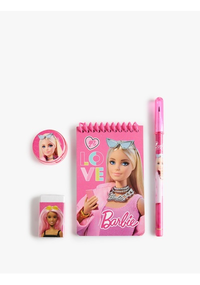 Koton Lisanslı Barbie Kırtasiye Seti Pembe 7wak70355aa