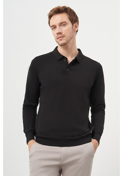 Morven Erkek Siyah Basic Polo Yaka Dynamic Fit Rahat Kesim Triko 26kc017003001 Siyah Siyah Morven Erkek Siyah Basic Polo Yaka Dynamic Fit Rahat Kesim Triko 26kc017003001 Siyah Siyah