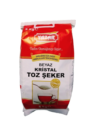 Yazar Kristal Toz Şeker 5 Kg + Pastalık Böreklik Un 5 Kg