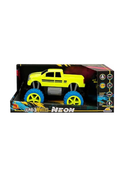 1:18 Uzaktan Kumandalı Neon Jumbo Weels USB Şarjlı Araba 26 cm. 1