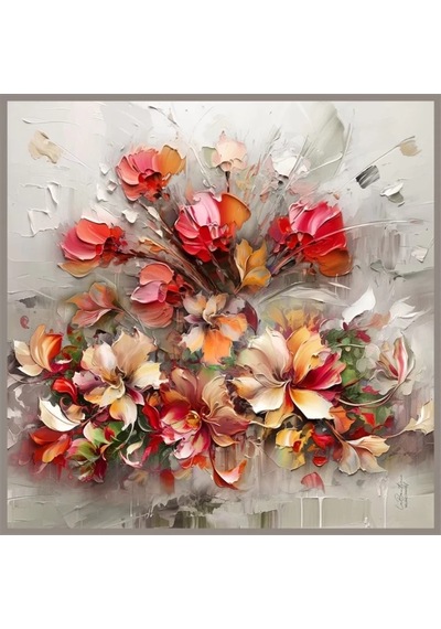 LA BOUTIQUE Sura İpek - 90x90 -235204 Gri