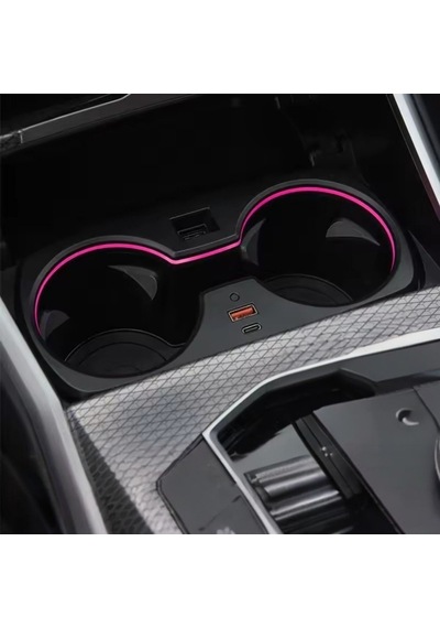 Xplagin Bmw 2-3-4 Serisi G20-28-42-22-26 - İ3-i4 Işıklı Bardaklık - Rgb Led Ambiyans