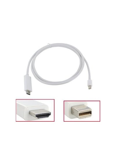 Alfais 4500 Mini Displayport To Hdmi Çevirici Dönüştürücü Adaptör Kablosu (3 Metre)
