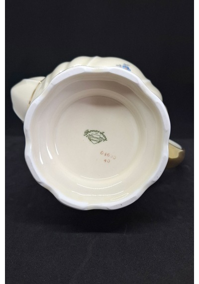 Thomas Ivory Büyük Boy Porselen Fincan Takımı Parçası Vintage Pot 1.7 L Gri